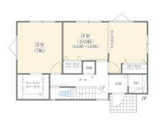 【6号棟】1階間取り