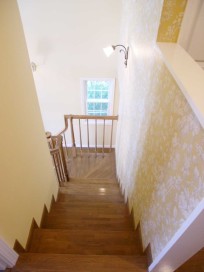 演出する階段の踊り場までの部分