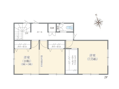 【1号棟】2F間取り
