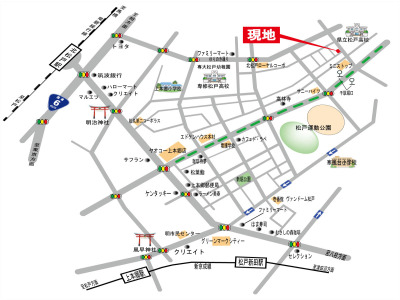 JR常磐緩行線「北松戸」駅徒歩圏内。日々の便利を実感できる充実の周辺環境。
