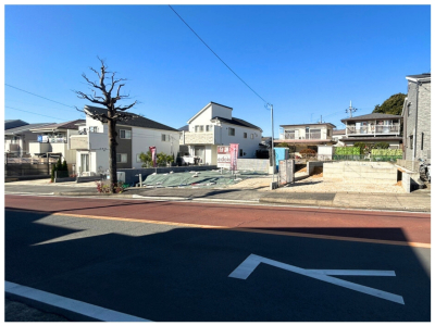 分譲地全体の現地の様子