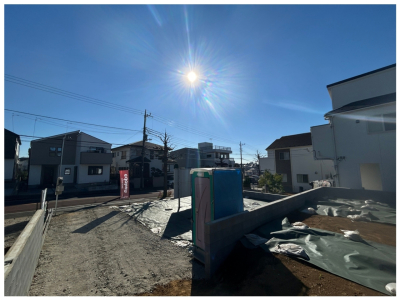 【2号棟】建築現地からの眺め