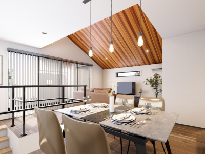 【2号棟】リビングダイニング