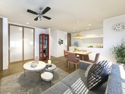 参考プラン内観（LDK）