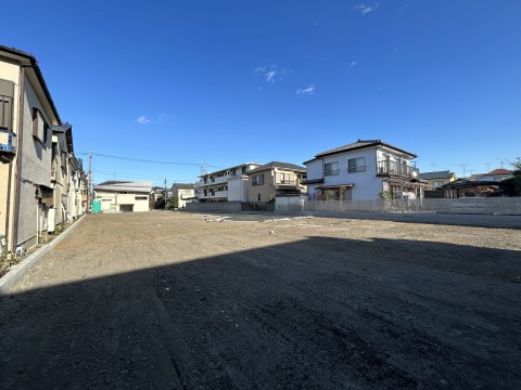 陽当たり良く開放感ある現地の様子