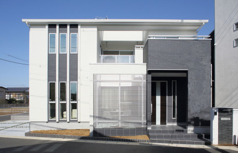 シンプルモダンスタイルの外観デザイン例