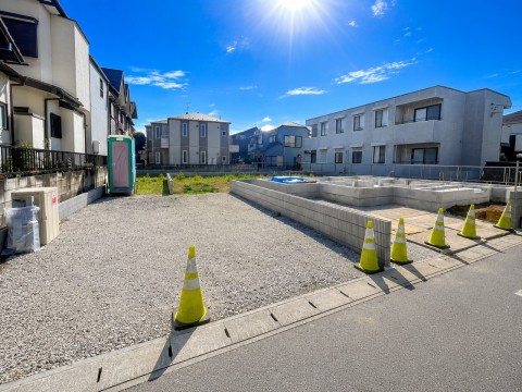 旗竿地ですが、間口は2.9m確保した現地