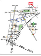 「新松戸」駅より歩11分の利便性のよい現地