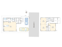 【3号棟間取り】「2階に、思いのままに使える自由な空間を。」
– ゆとりが生む、豊かなライフスタイルをおくれる間取り