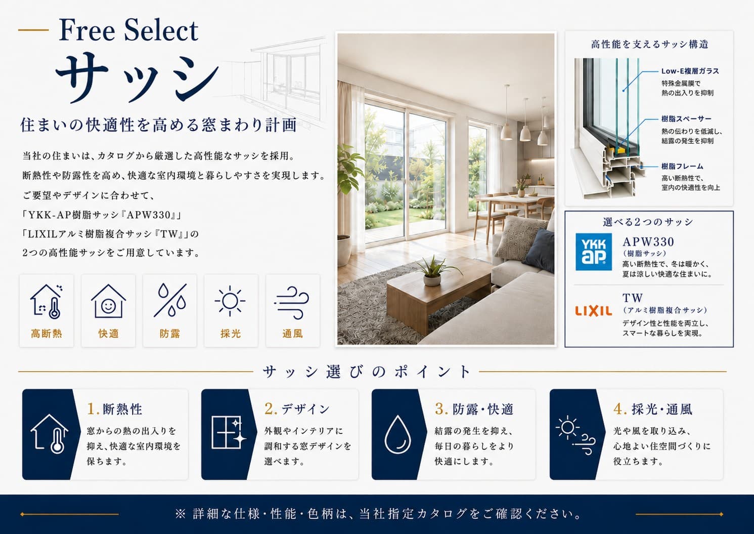 サッシ カタログ表紙