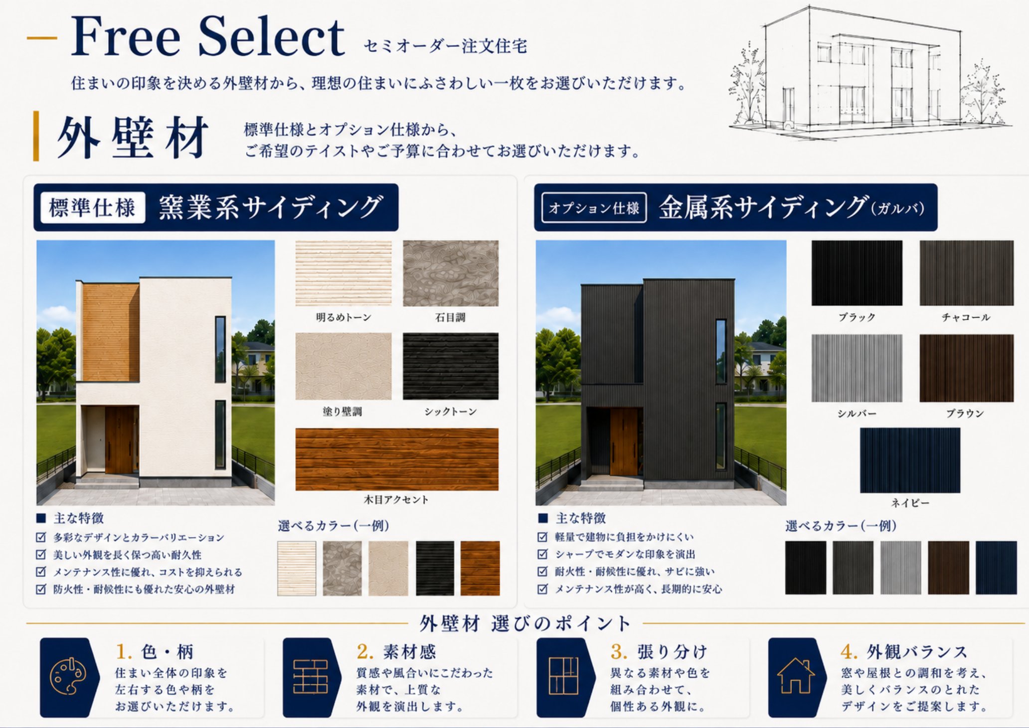 外壁材カタログ 表紙