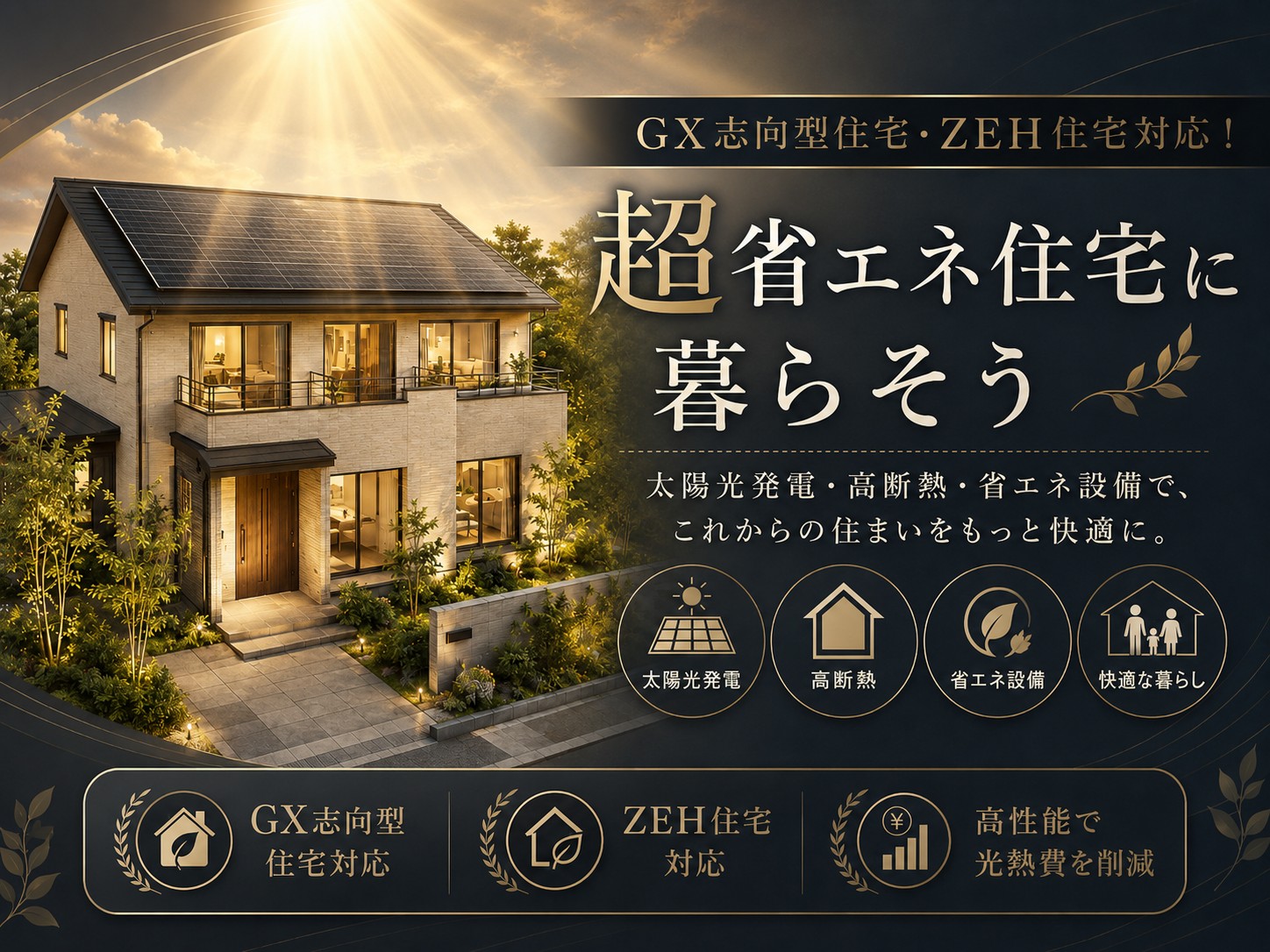 超省エネ住宅に暮らそう