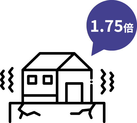 壁量充足率1.75倍以上イメージ