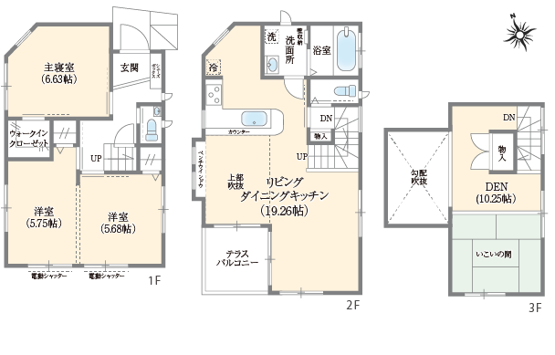 グルニエがある家／間取り図